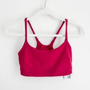 NEW Lululemon Wunder Train Strappy Racer Bra C/D in Size 8 Passionate Pink $58